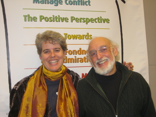 Reba with John Gottman at the Annual Conference 2009